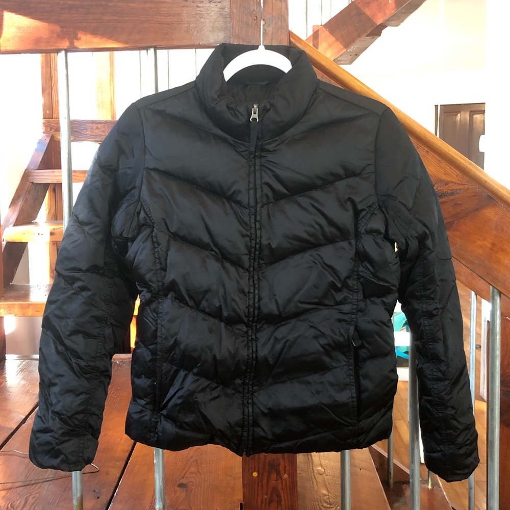 Eddie Bauer black down coat/jacket